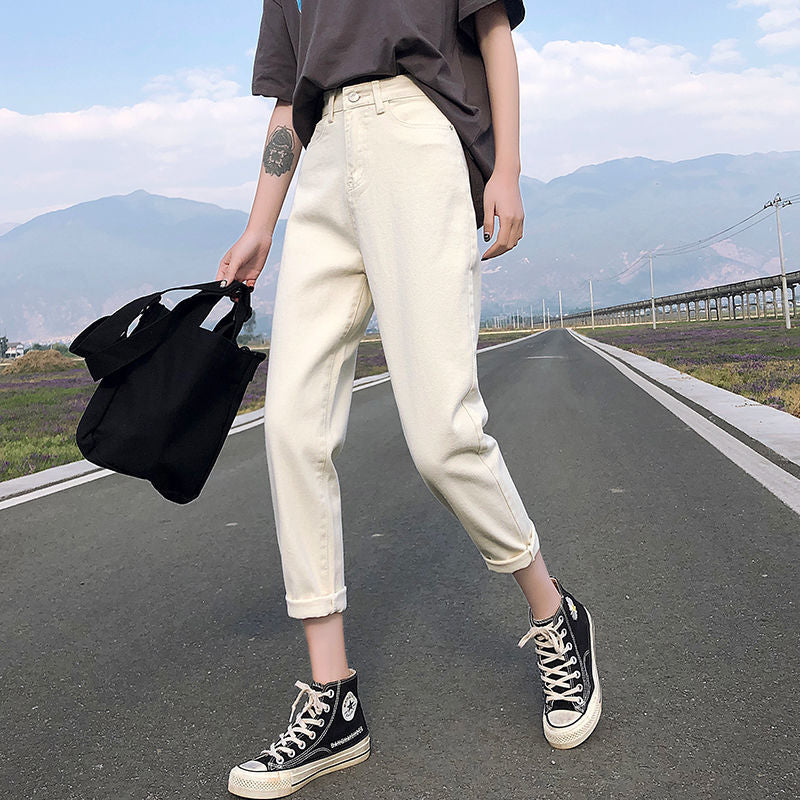 Slim-Fit Harem Jeans für Damen