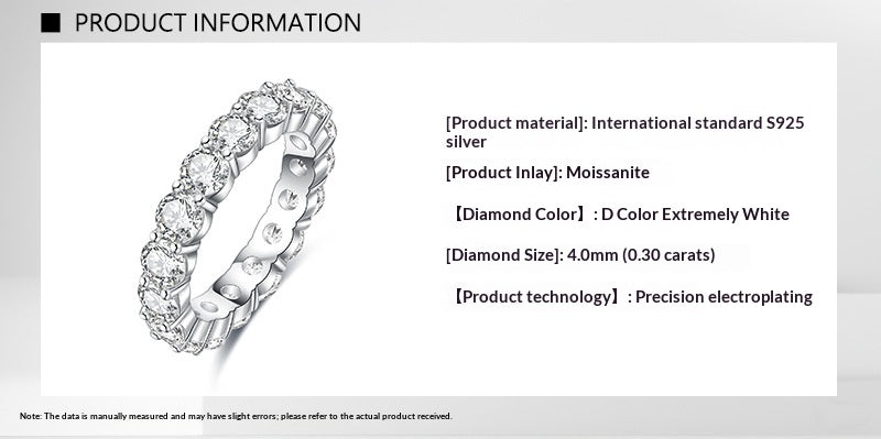 3-Karat Moissanit-Ring mit Diamantfassung – Bild 3 | LuxeStyle