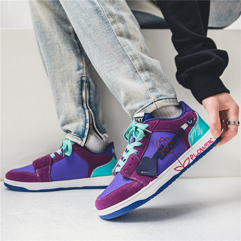 Herren Graffiti Sneaker – Bild 4 | LuxeStyle