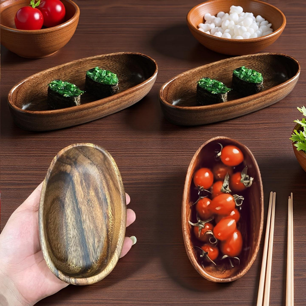 4er-Set Sushi-Platten im Boots-Design