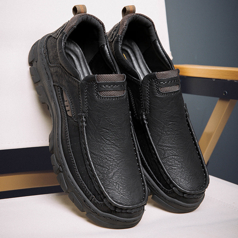 Bequeme Leder-Freizeitschuhe – Bild 1 | LuxeStyle