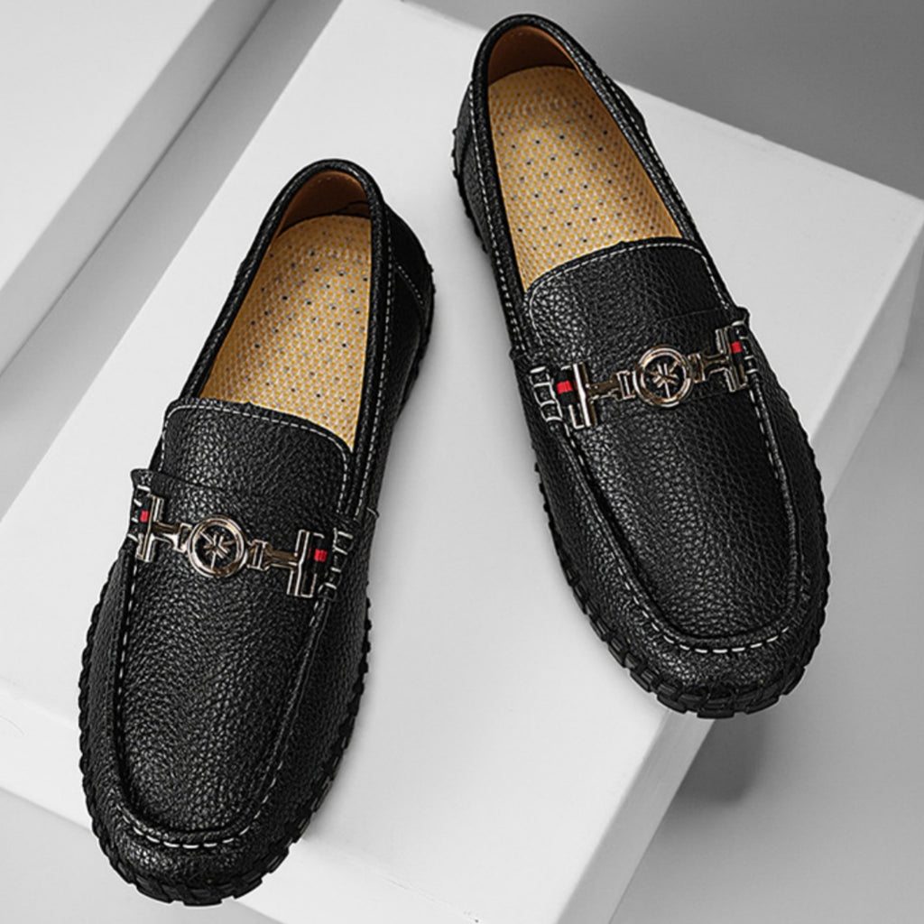Herren Freizeit-Lederschuhe