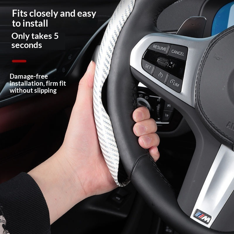 Carbon-Faser Lenkradbezug Clip-on Griffe