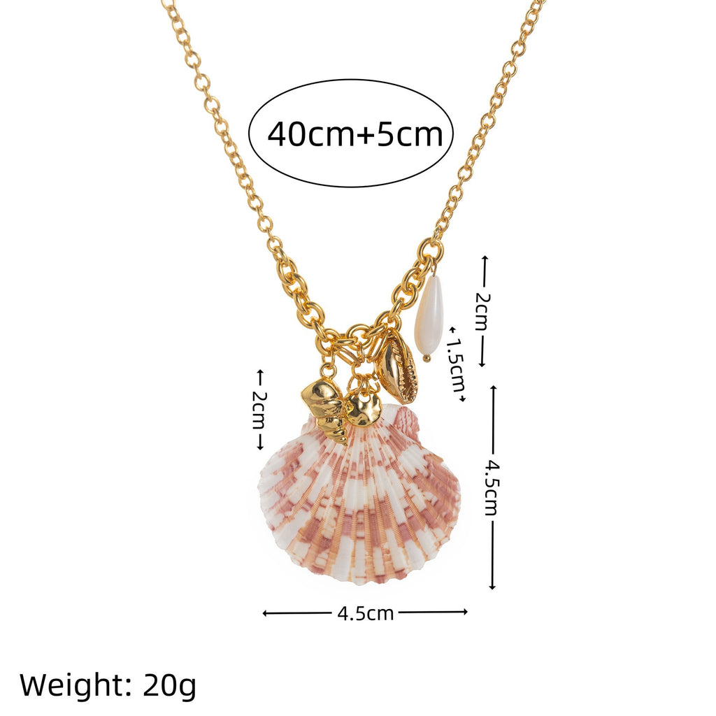 18K Edelstahl-Halskette mit Stern-Design