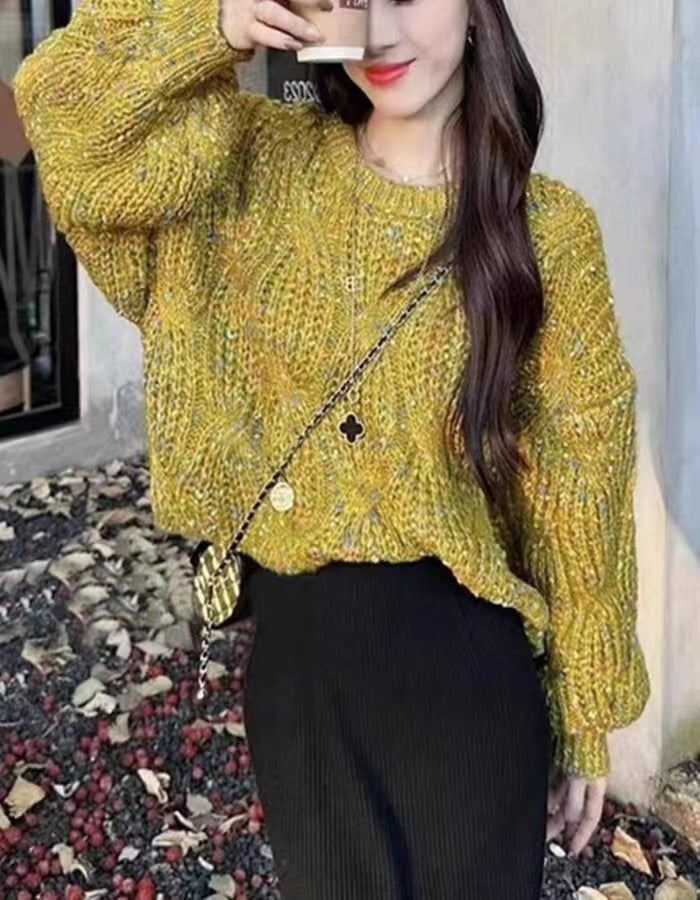Farbenfrohes Pullover