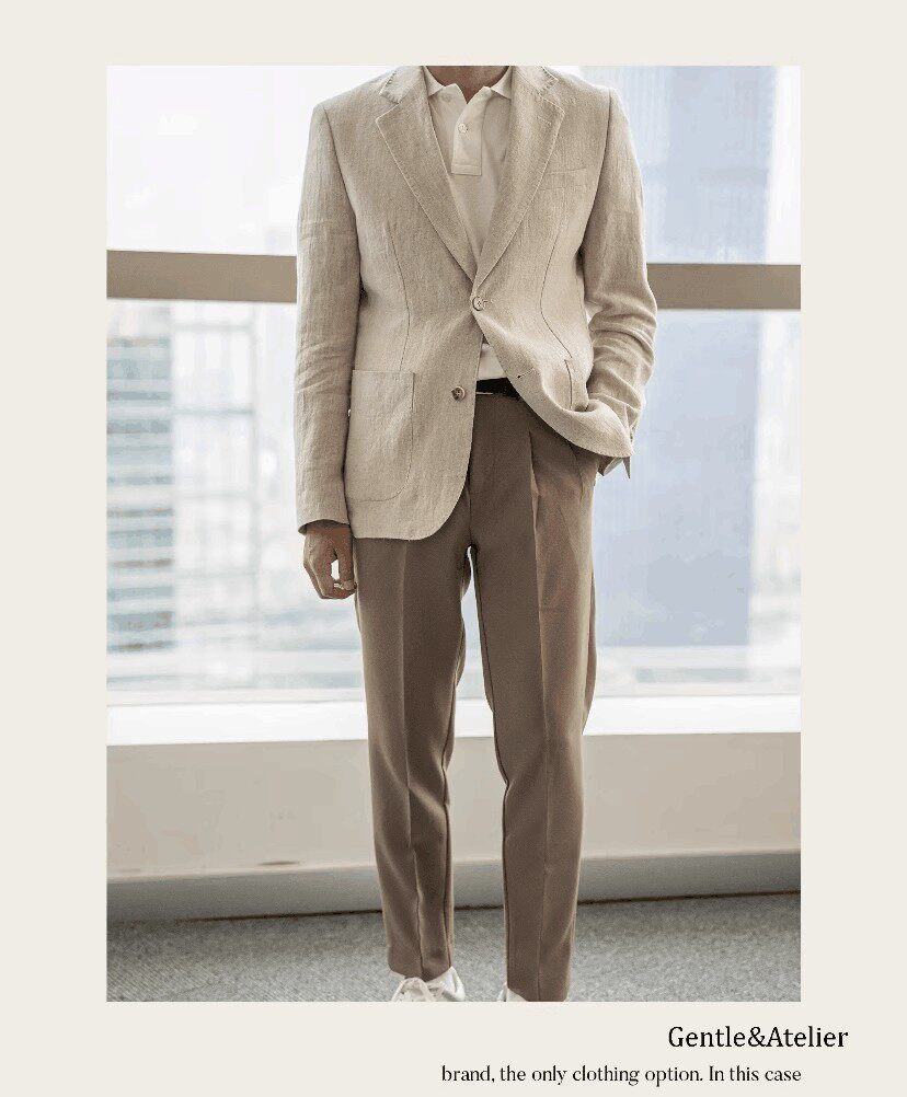 Leichter Linen-Blazer für Herren