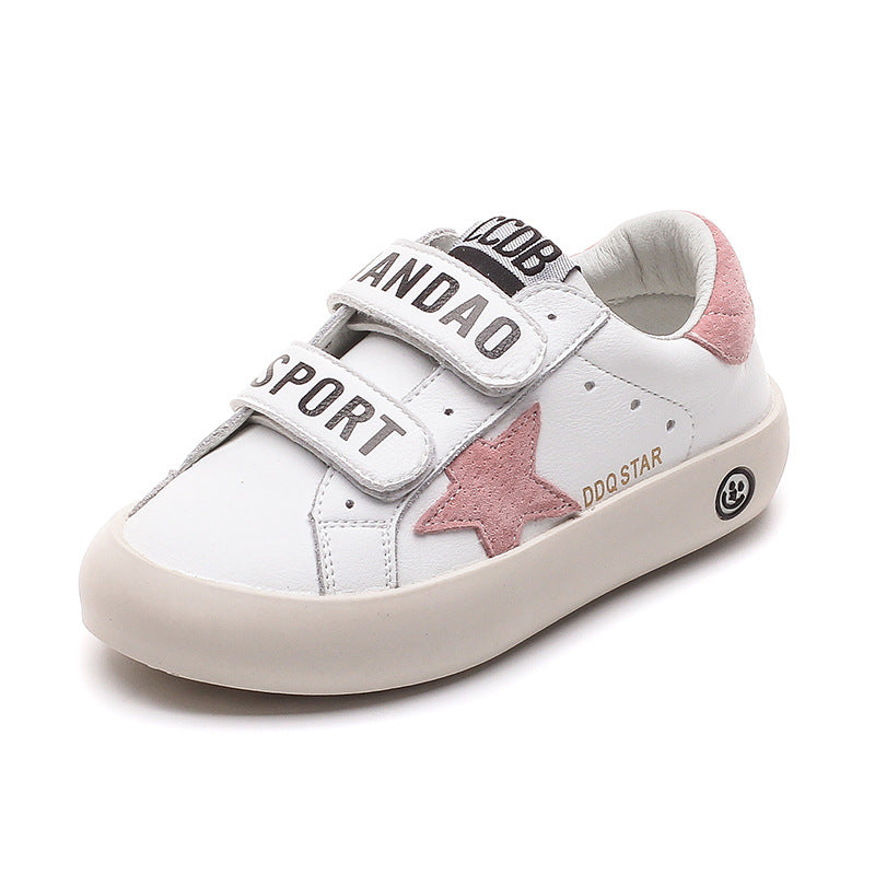 Kinder-Sneakers mit Sternenmuster und weicher Sohle
