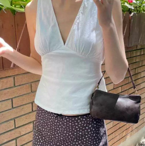 Damen Tanktop mit tiefem V-Ausschnitt
