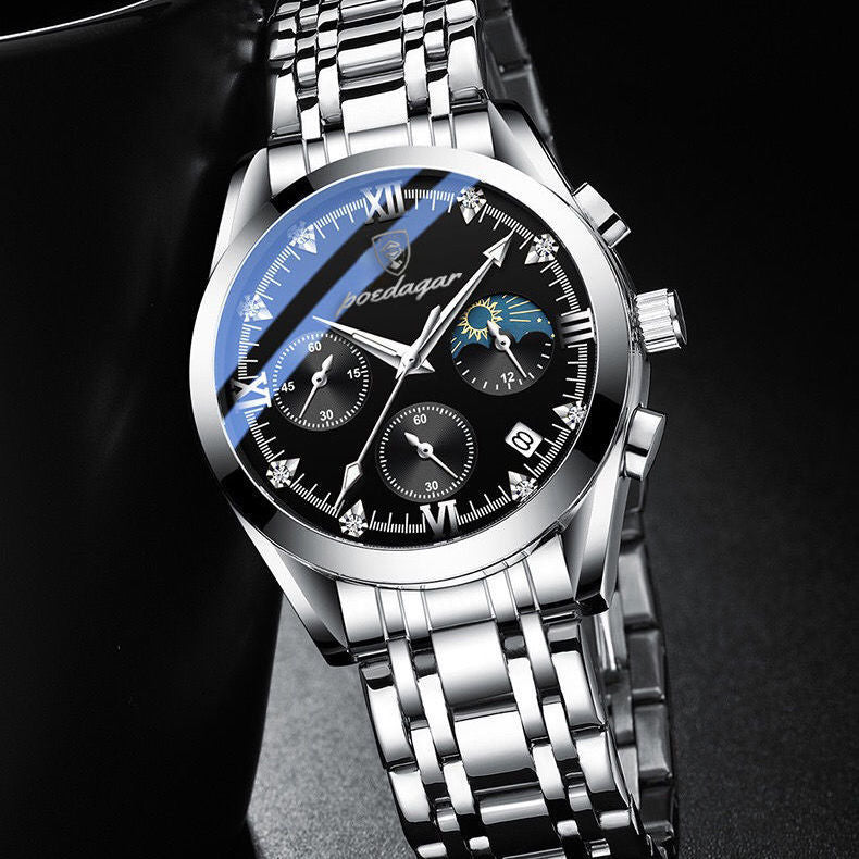 Herren-Uhr mit Leuchtzeigern – Bild 3 | LuxeStyle