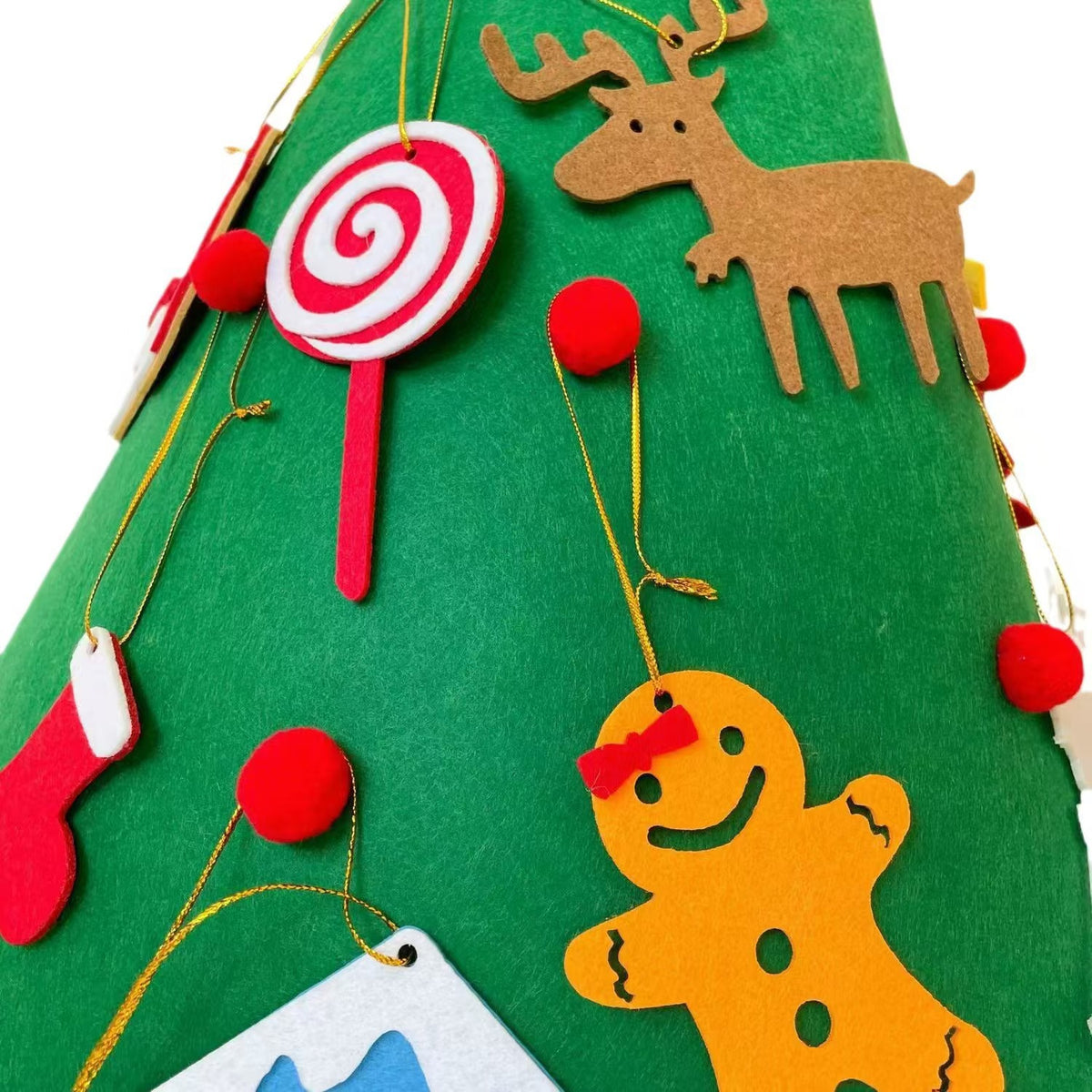 Filz-Weihnachtsbaum mit Lichtern – Bild 2 | LuxeStyle