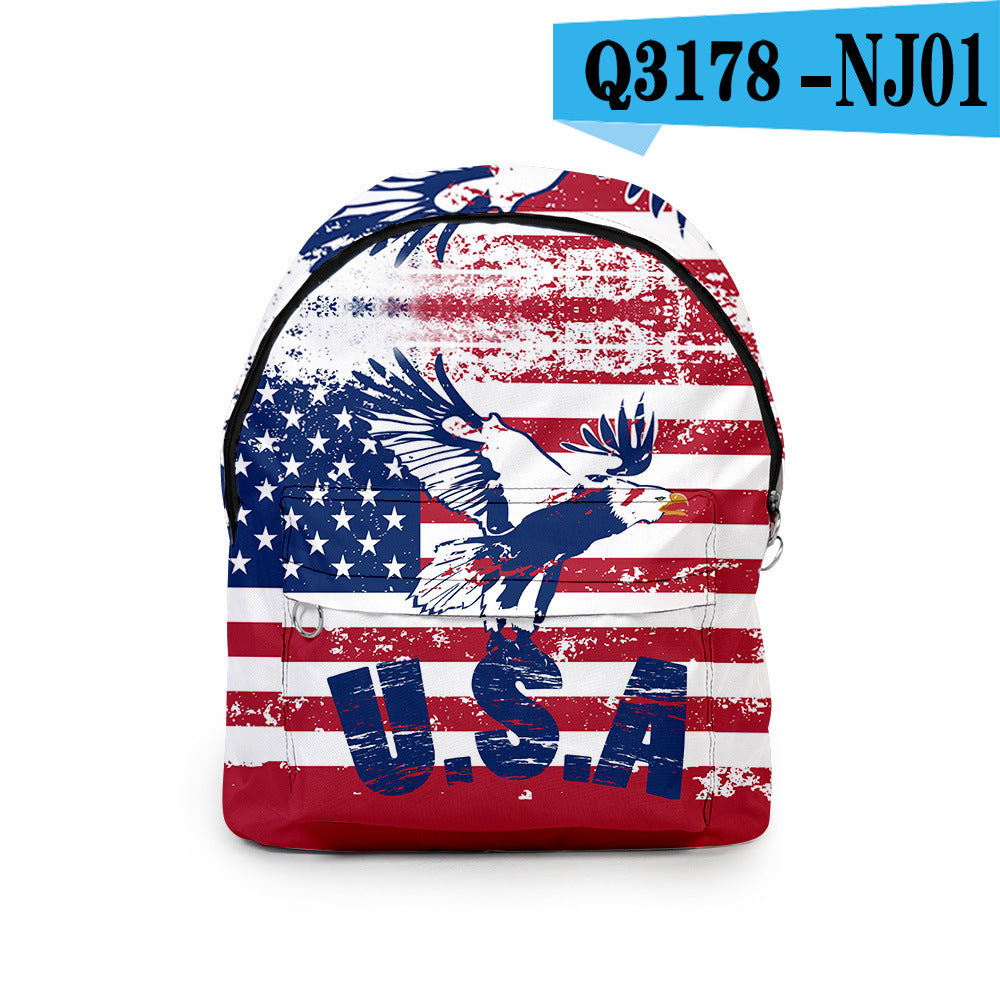Rucksack aus Oxford-Stoff mit 3D-Digitaldruck – Bild 9 | LuxeStyle
