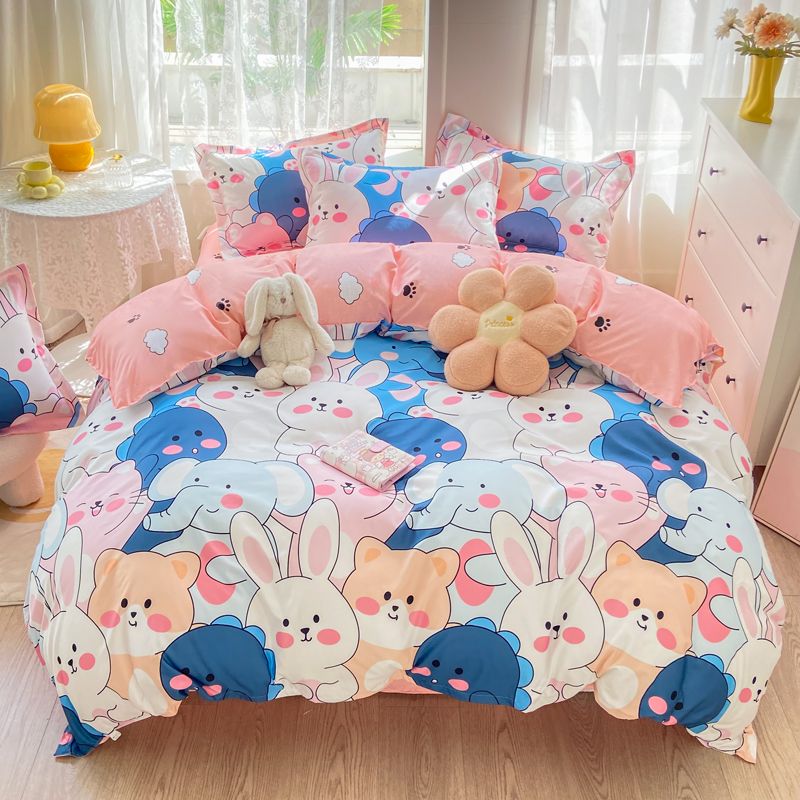 Vierer-Deckenbezug Set 160x210 cm