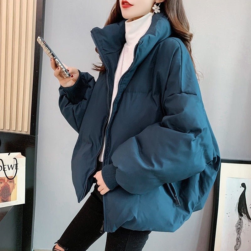 Kurze, locker geschnittene Pufferjacke