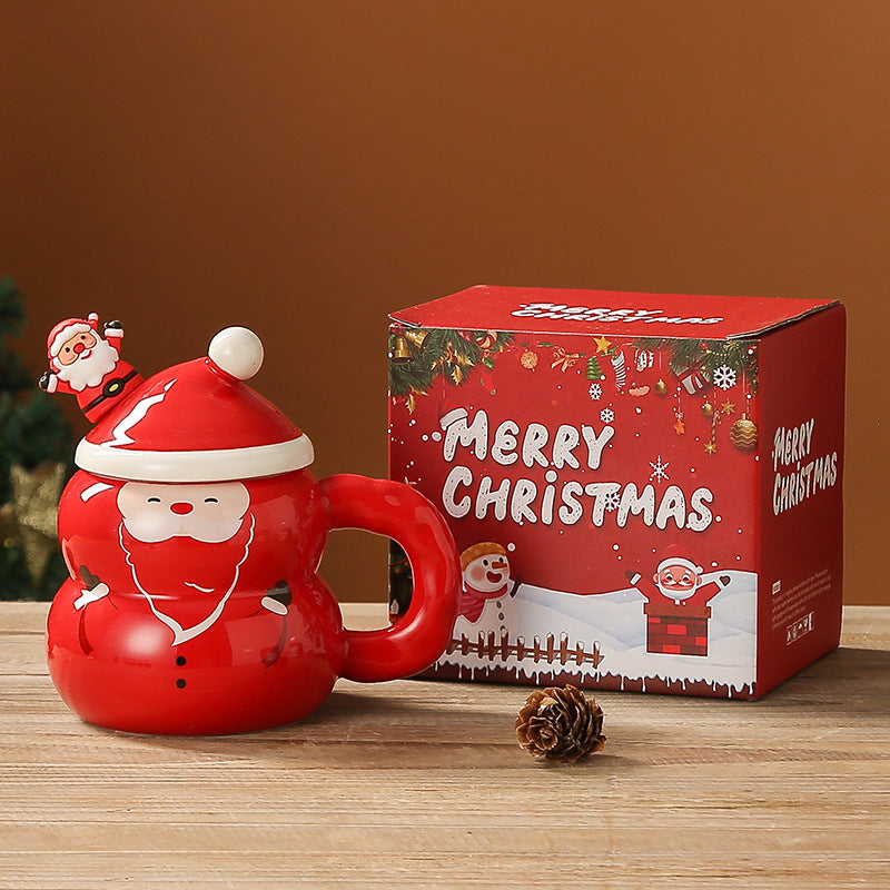 Weihnachts-Keramiktasse mit Schneemann-Motiv – Bild 8 | LuxeStyle