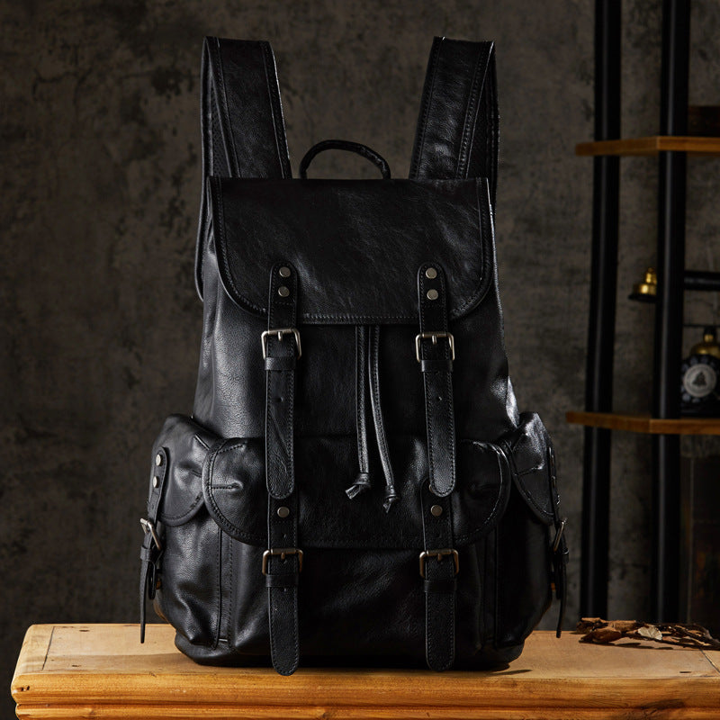 Rindsleder-Reisetasche für Herren – Bild 7 | LuxeStyle