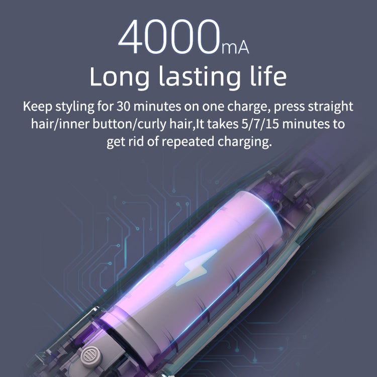 Kabelloser 2-in-1 Lockenstab & Haarglätter – Bild 8 | LuxeStyle