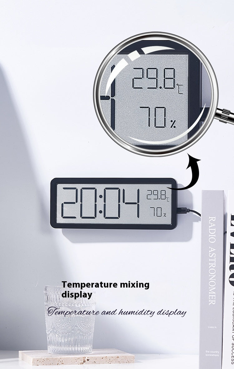 Grosser Bildschirm Temperatur- und Feuchtigkeitsuhr – Bild 12 | LuxeStyle