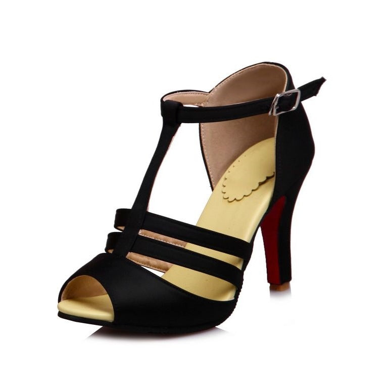 Plus-Size Fischmund High-Heel Sandalen | LuxeStyle