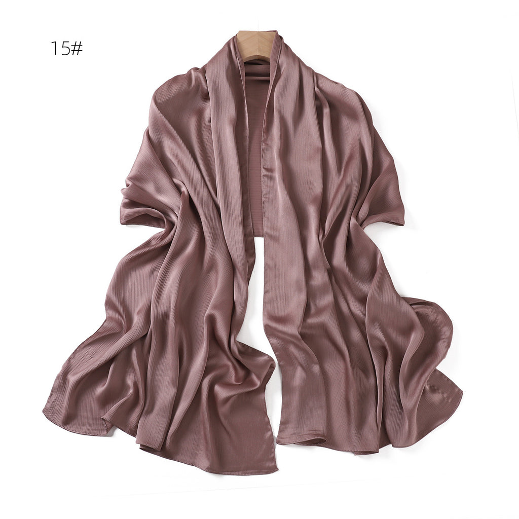 Einfarbiger Sommer-Schal für Damen – Bild 5 | LuxeStyle