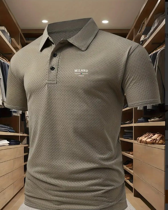 Kurzarm-Hemd mit Farb-Muster und Kragen – Bild 12 | LuxeStyle