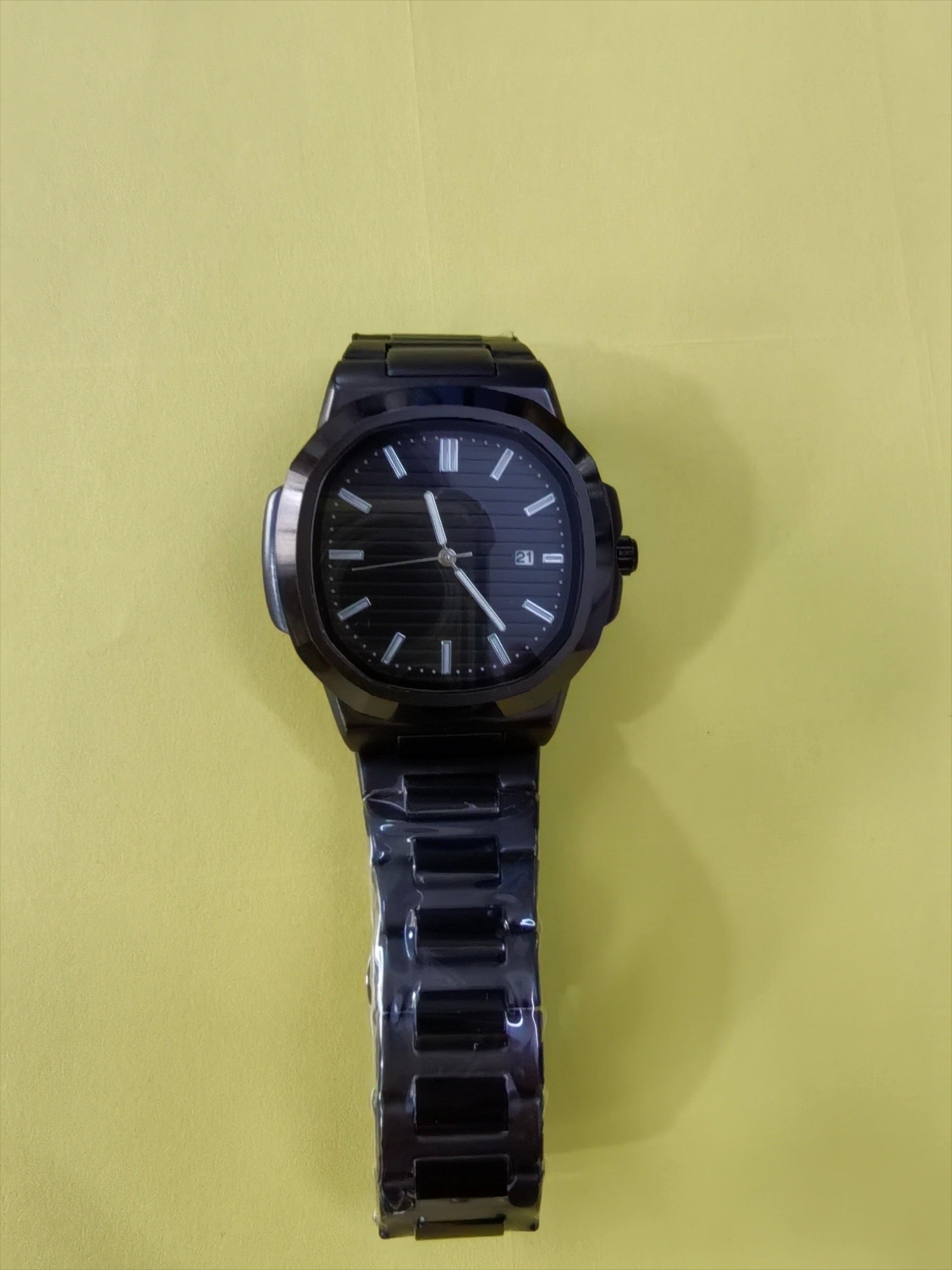Stahl-Armbanduhr