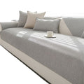 Sofa Kissenhülle aus Chenille, rutschfest