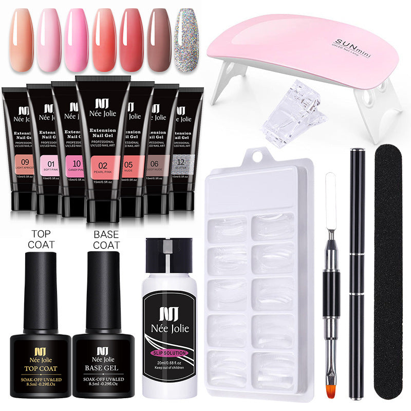 Crystal Quick-Dry Verlängerungsgel Set 15ml