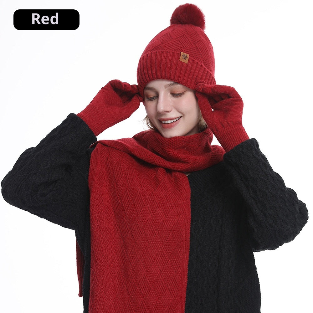 Alpaka-Fleece-Set: Hut, Schal, Handschuhe – Bild 2 | LuxeStyle