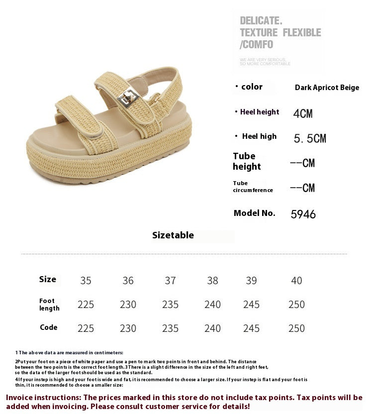 Geflochtene offene Sandalen für Damen – Bild 11 | LuxeStyle
