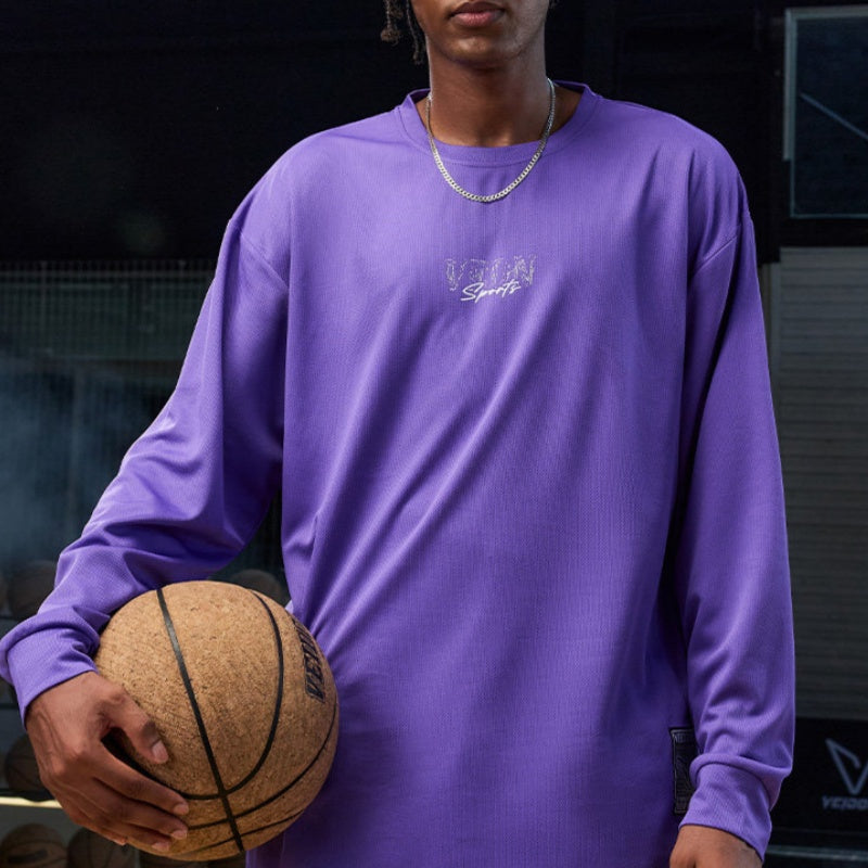 Langärmliges Basketball-T-Shirt – Bild 2 | LuxeStyle