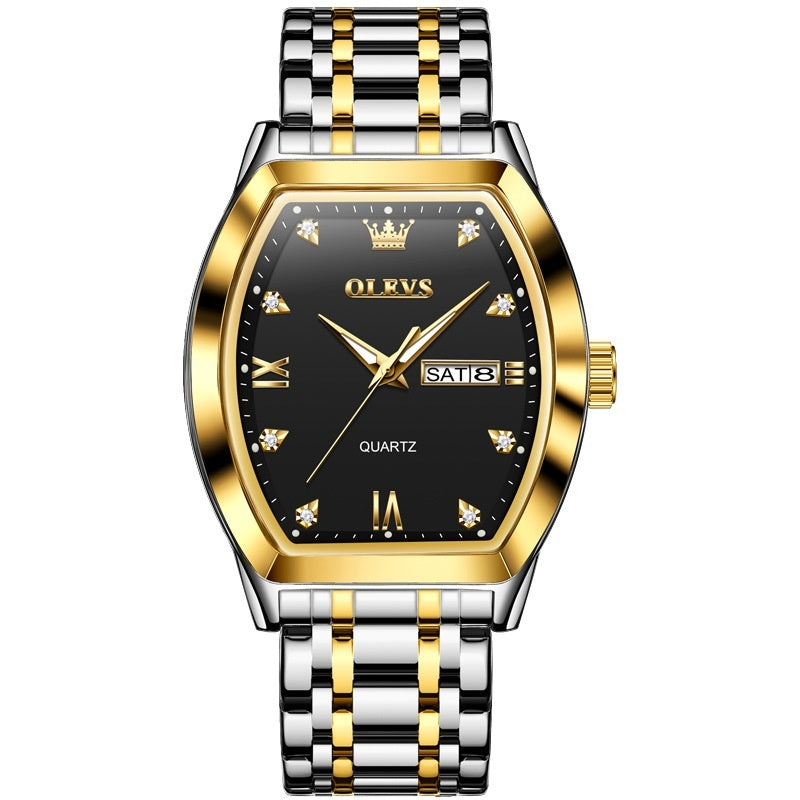 Quarz-Armbanduhr für Herren im Business-Stil