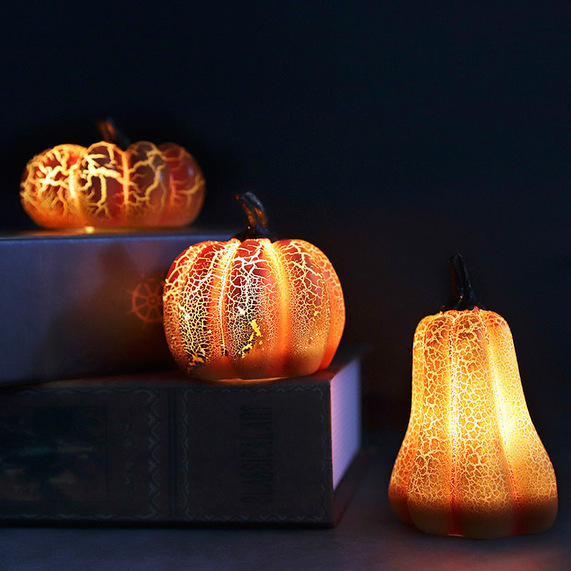 Halloween Kürbis-LED-Lampe · Orange