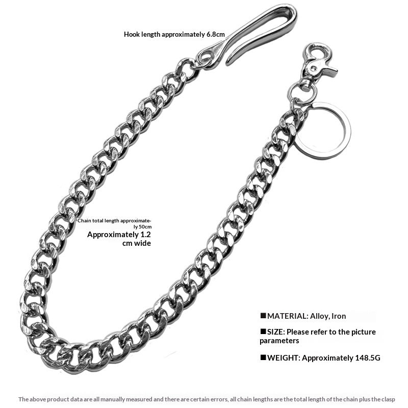 Hüftige Hosenkette mit Diebstahlschutz