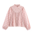 Lässiges Langarmshirt mit Stickerei – Bild 1 | LuxeStyle