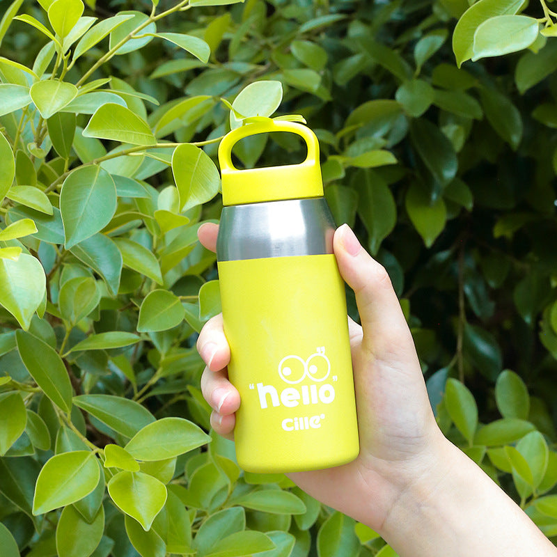 Mini-Trinkflasche aus Edelstahl, 220 ml