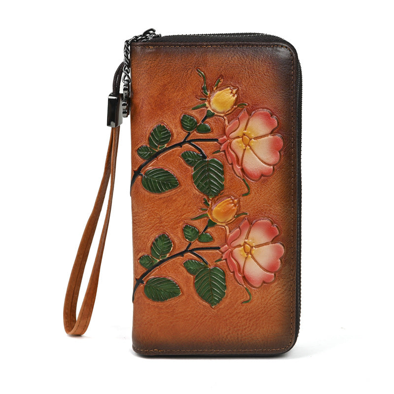 Long Wallet mit Reissverschluss aus Echtleder – Bild 5 | LuxeStyle