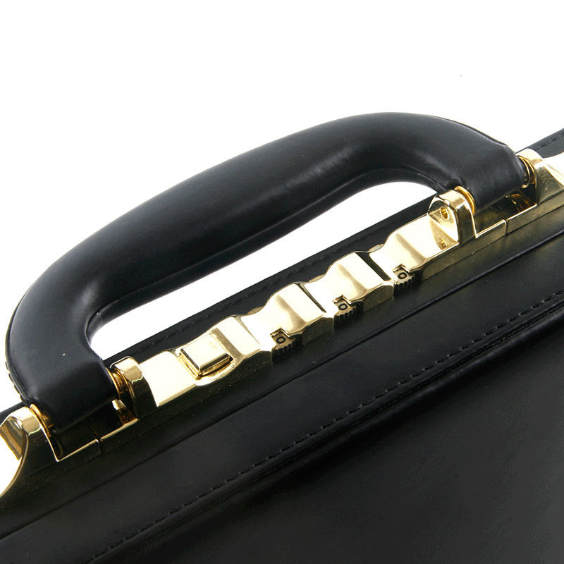 Leder Aktenkoffer mit Zahlenschloss – Bild 3 | LuxeStyle