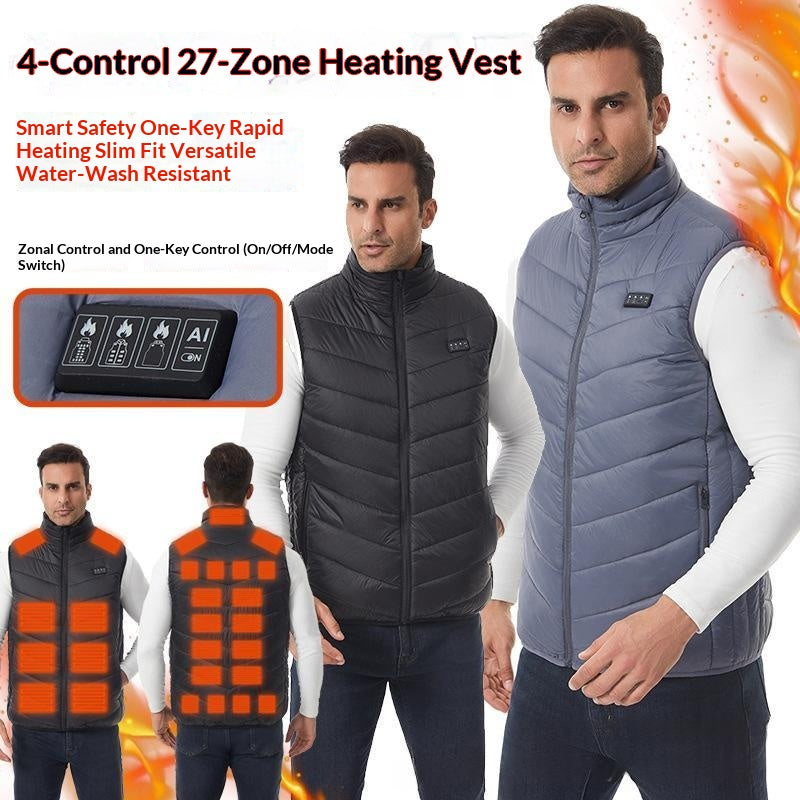 Winter Heizweste mit Batterie für Herren