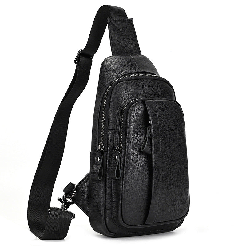 Männliche Leder-Crossbody-Tasche