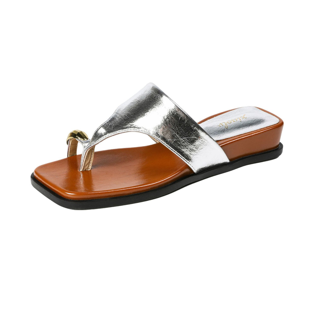 Damen-Sandalen mit Wedge-Absatz, offener Zeh, Höhe erhöhend, bequem, s