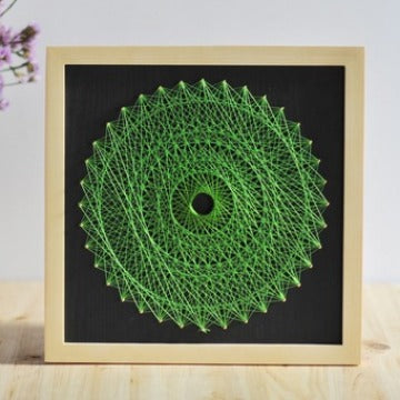DIY-Fadenbild «Vogelnest»