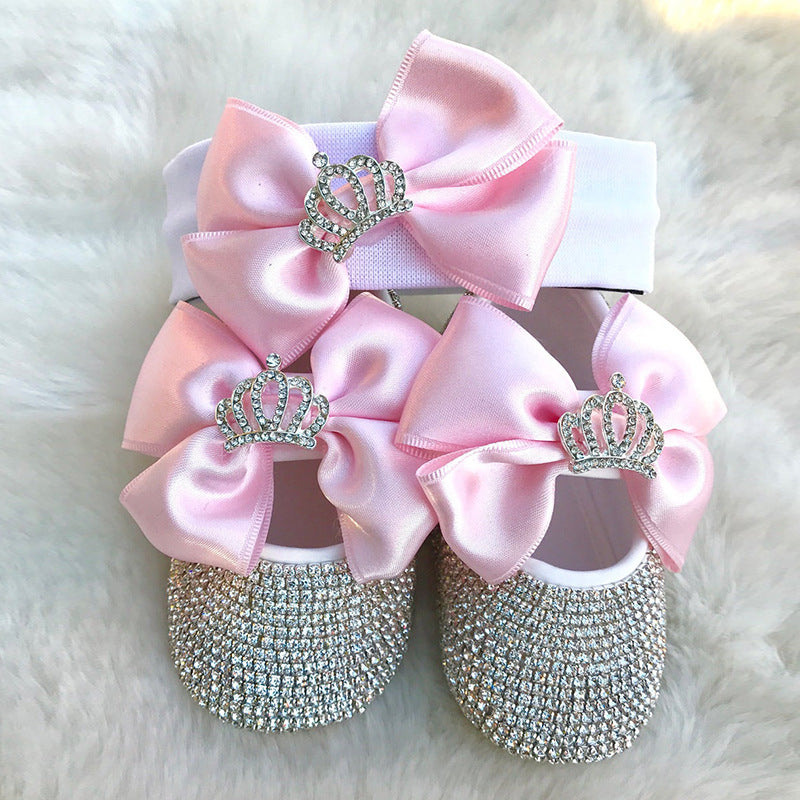 Baby-Schühchen mit Strasssteinen | LuxeStyle