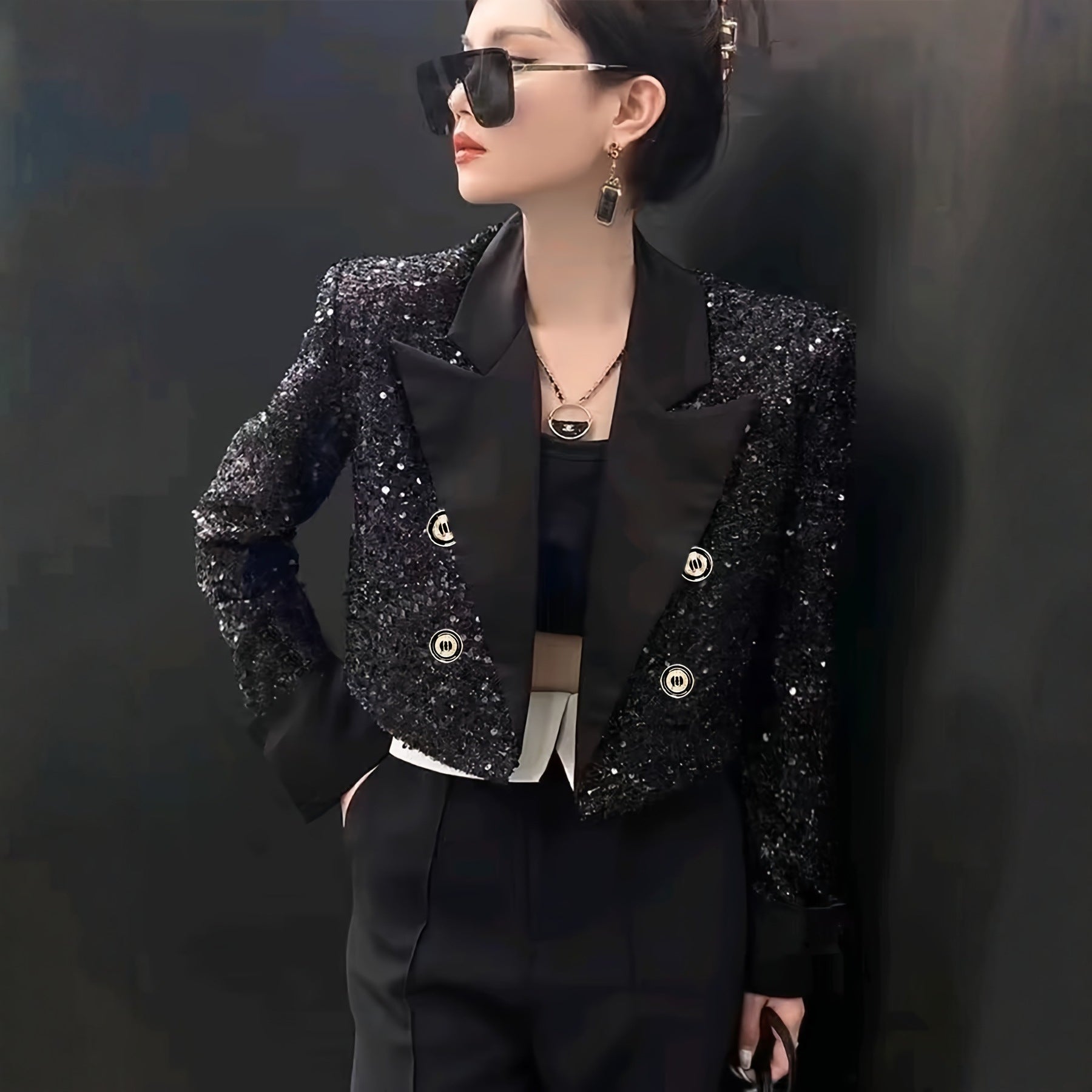 Cropped Blazer 4