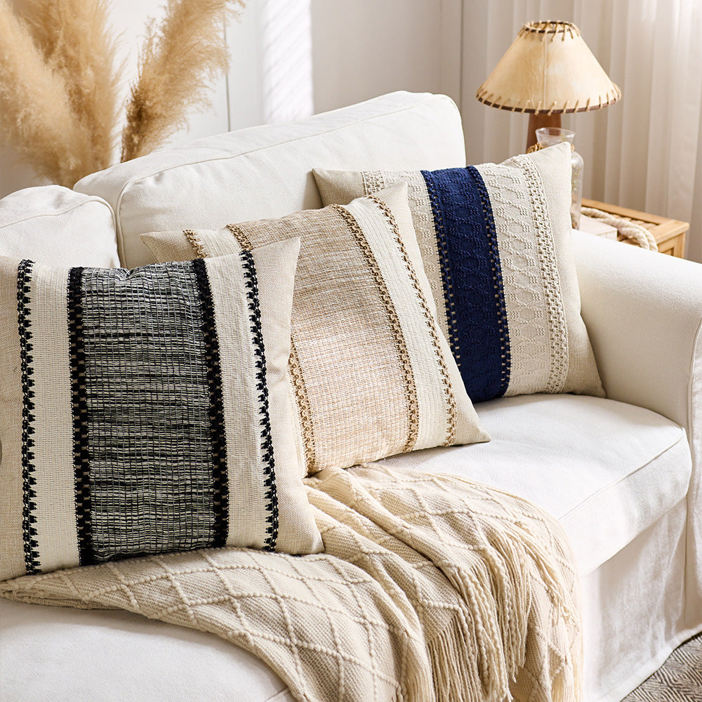 Boho-Kissenhülle Patchwork