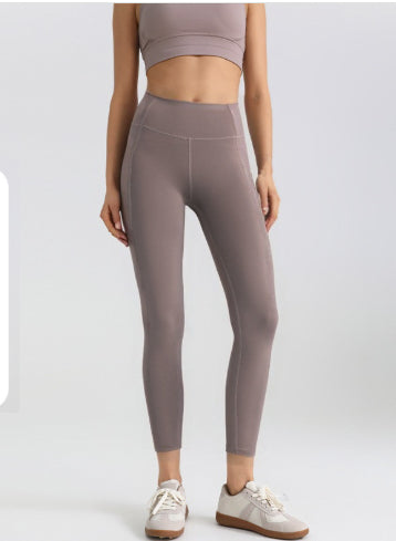 Sport Leggings mit Mesh und Seitentaschen