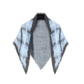 Triangulärer Baumwoll-Woll-Schal | LuxeStyle