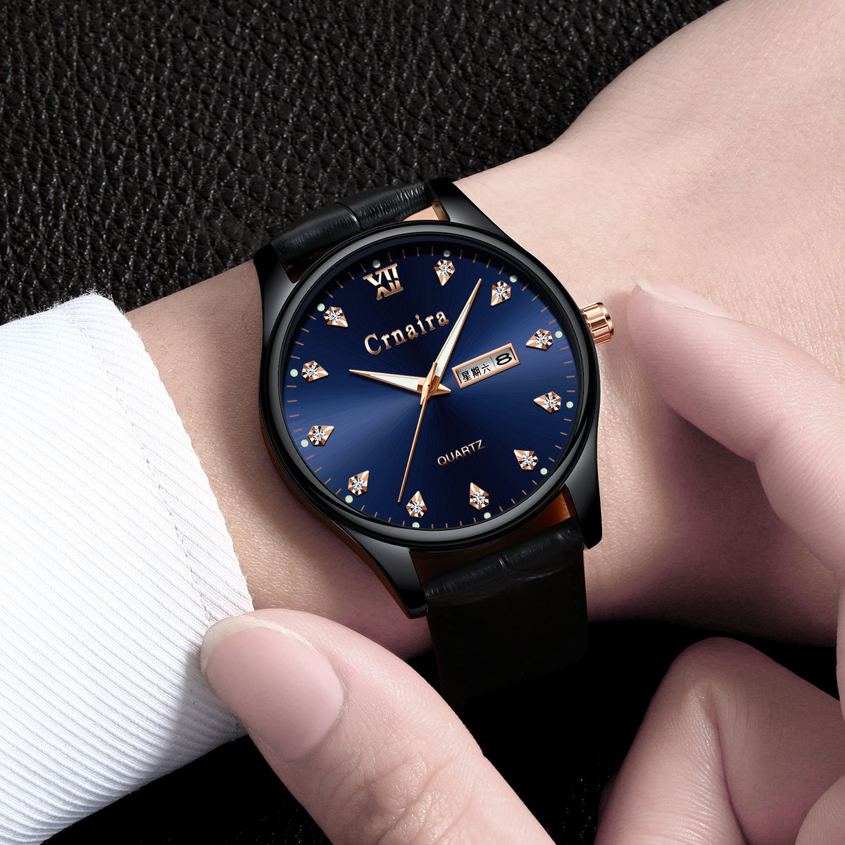Business Herren Mode Quarz Kalender wasserdichte Uhr – Bild 9 | LuxeStyle
