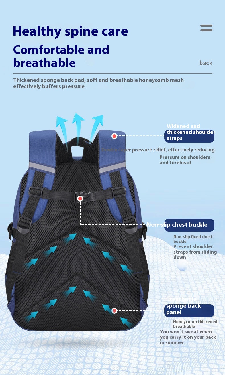 Spaceman Schulrucksack Oxford-Stoff