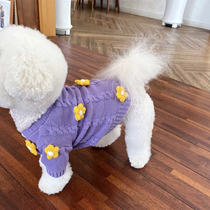 Hundekleidung mit Blumenmuster – Bild 4 | LuxeStyle