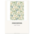 Schweiz-Poster «Edelweiss & Enzian» · Art-Nouveau-Druck